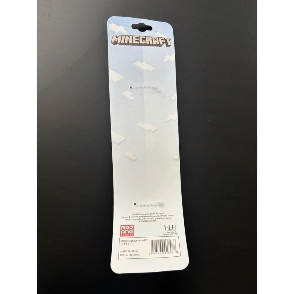 Minecraft Slap Bracelet Steve Alex Blue‎ Axe NEW IN PACKAGE